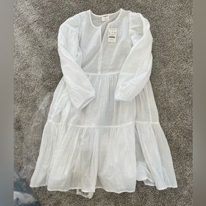 Girls' puff-sleeve cover-up dress
Item BG192